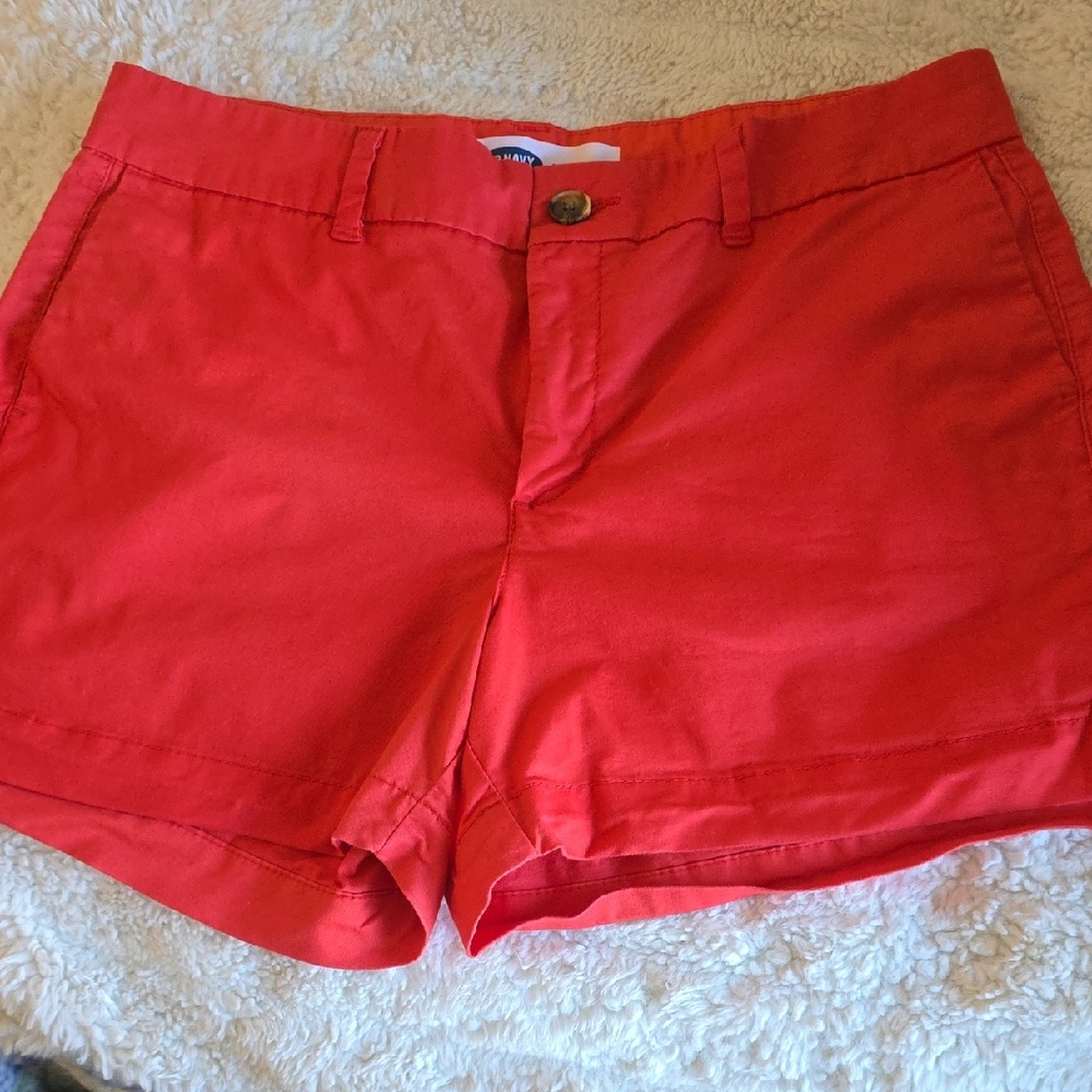 Old Navy Women's Bright Red Shorts